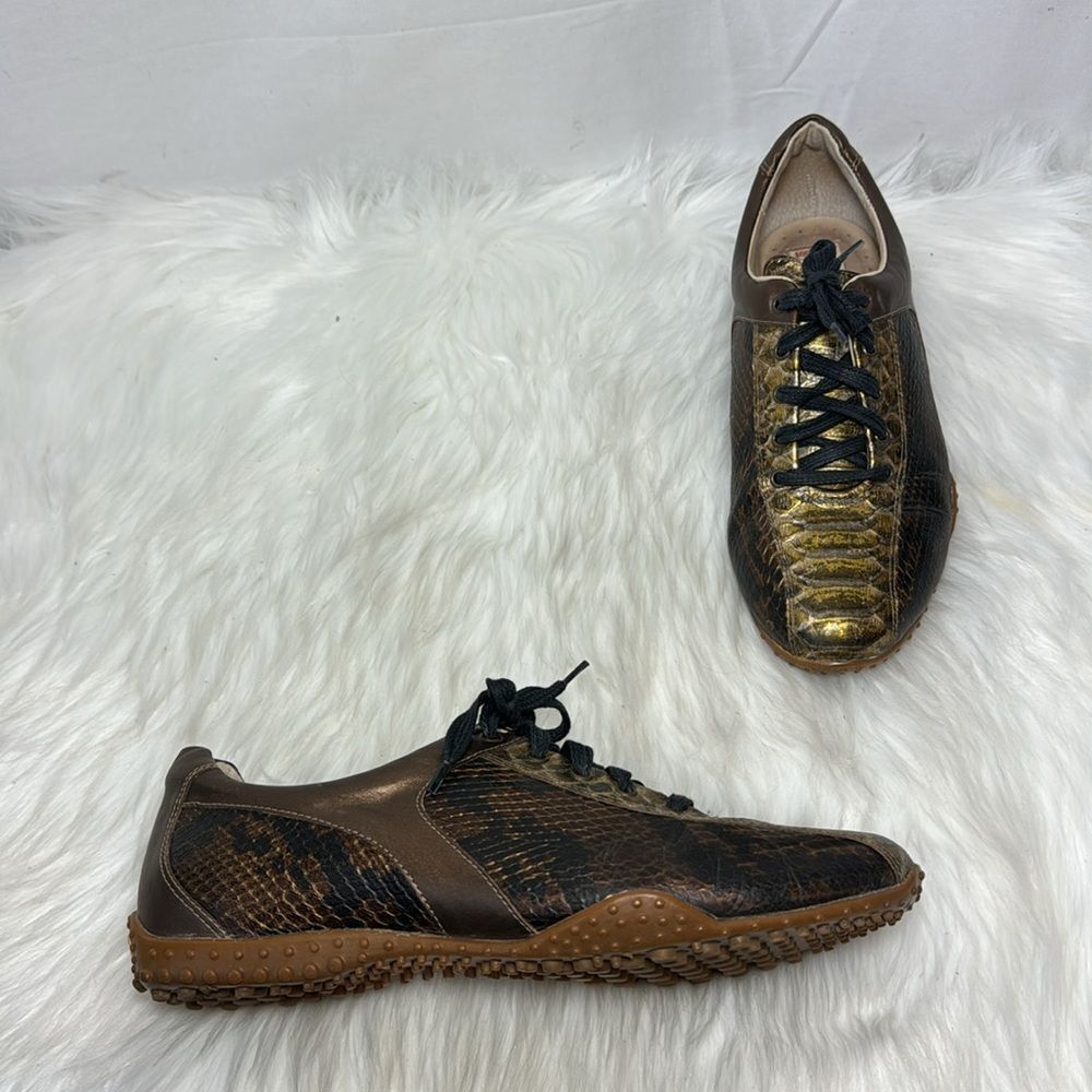 Aerogreen Aquatech Aosta Brown/Bronze Golf Shoes Sz 8.5